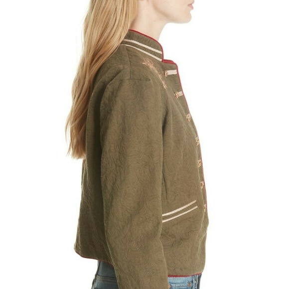 New Free People Embroidered Lauren Band Jacket - Picture 6 of 7